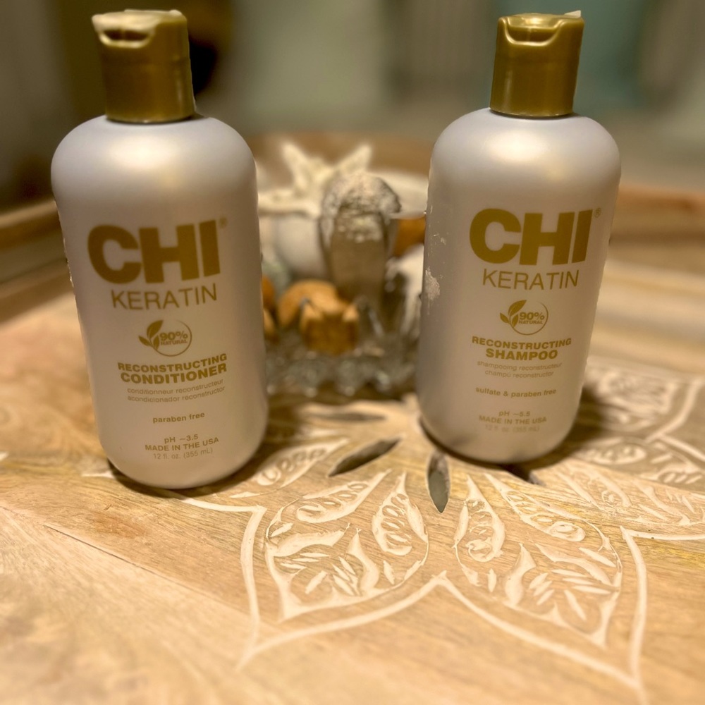 CHI RECONSTRUCTING SHAMPOO AND CONDITIONER NEW 12oz. Bottles